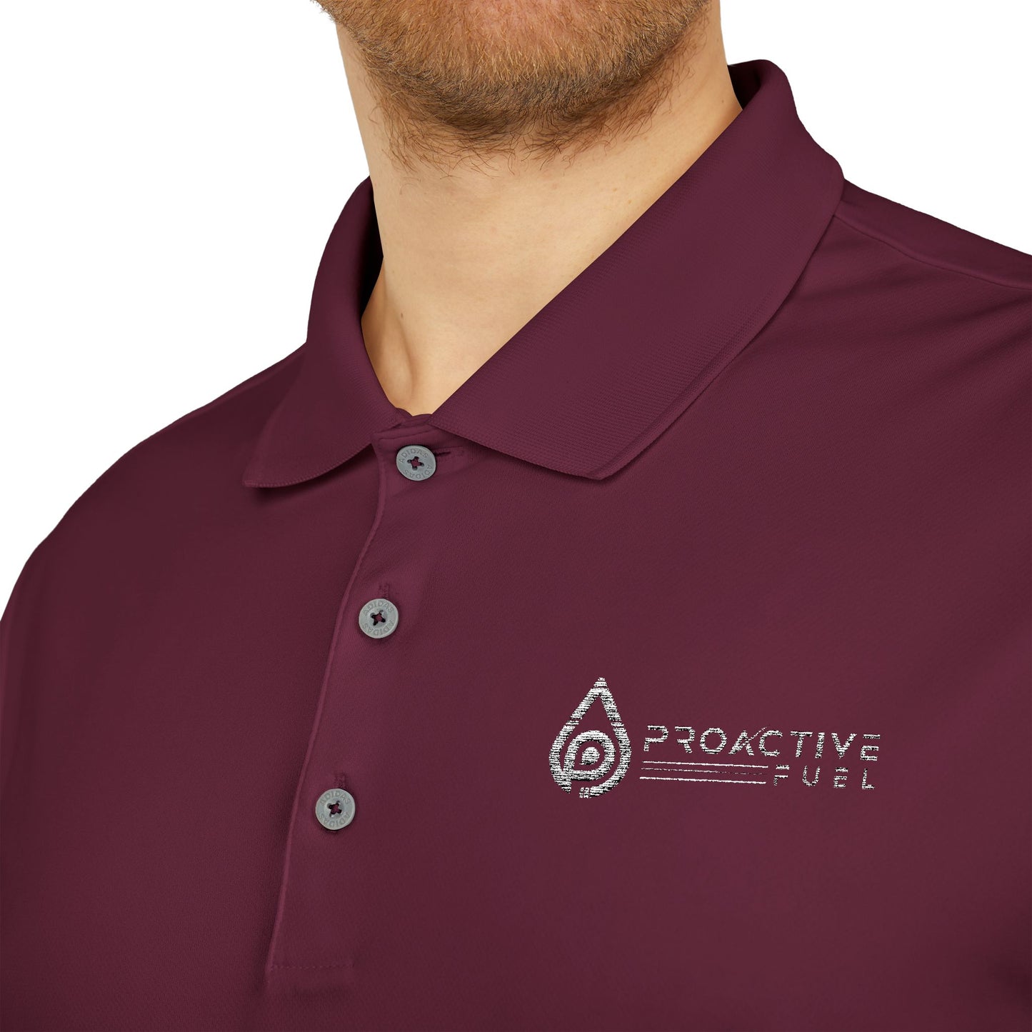 Bright Orange men Performance Polo
