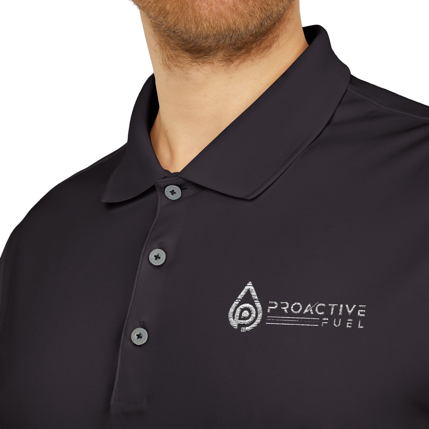Bright Orange men Performance Polo