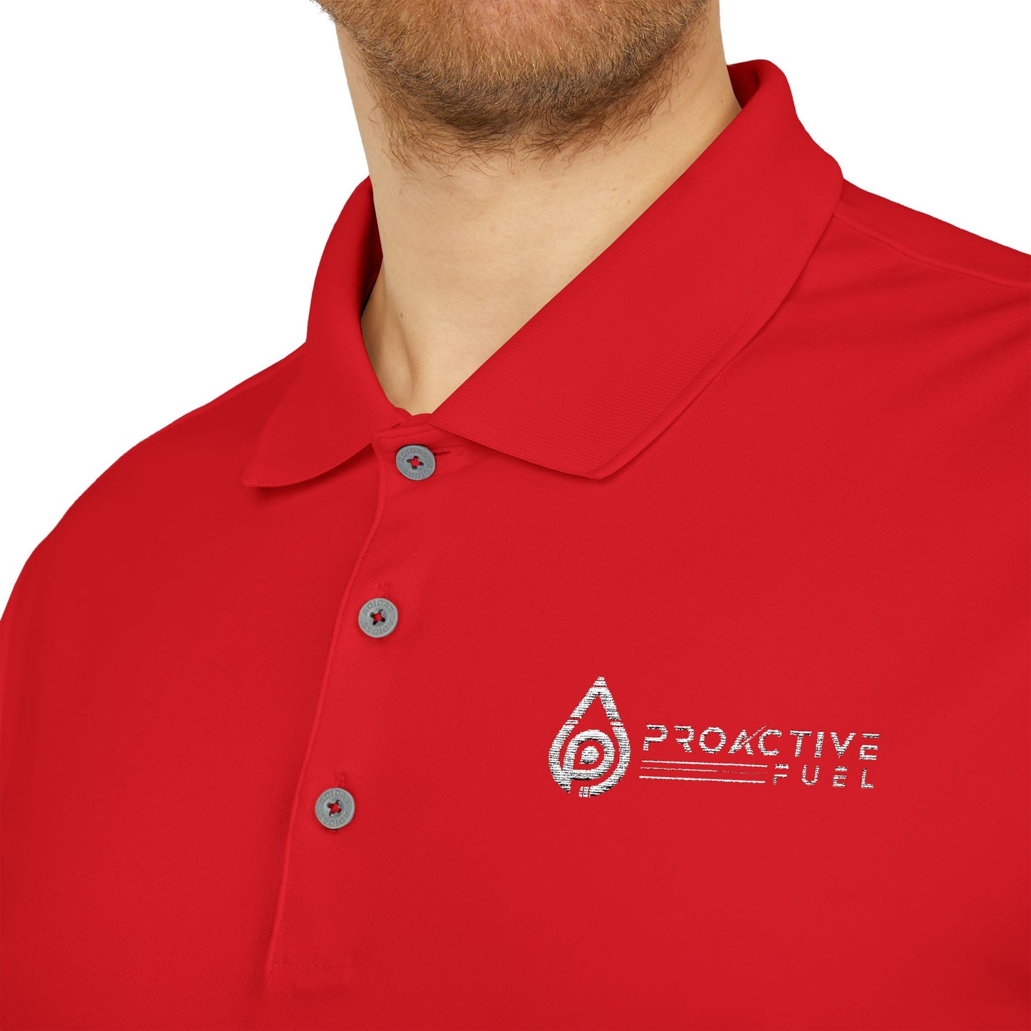 Bright Orange men Performance Polo