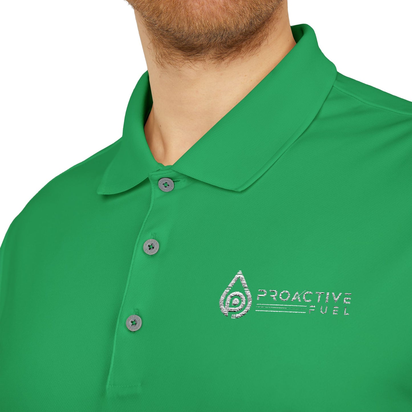 Bright Orange men Performance Polo